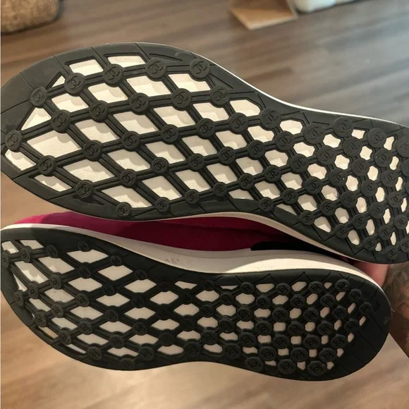 CHANEL Burgundy and White Athletic Shoes - Picture 2 of 3